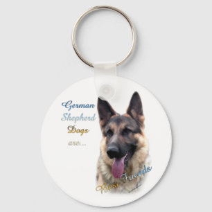 Duitse Herdershond Beste Vriend Sleutelhanger