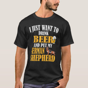 Duitse Herdershond Bier T-shirt