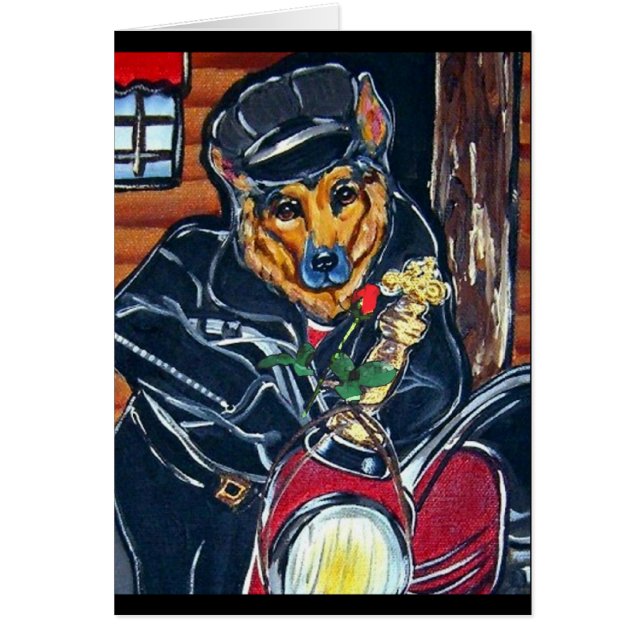Duitse Herdershond  Biker (Voorkant)