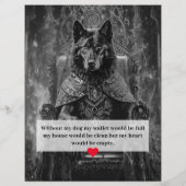 Duitse Herdershond Flyer (Achterkant)