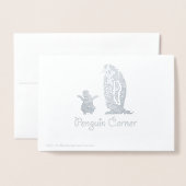 Duitse herdershond GSD sneeuwvlokken Folie Kaarten (Met envelop)