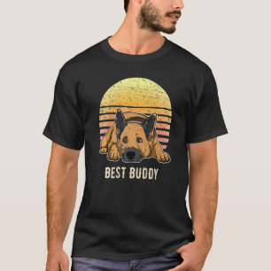 Duitse Herdershond Gsd Zonsondergang 40 T-shirt