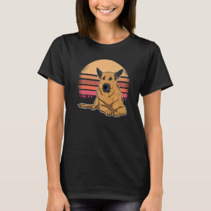 Duitse Herdershond Gsd Zonsondergang 4 T-shirt