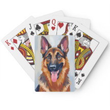 Duitse Herdershond | Hond Waterverf Huisdier