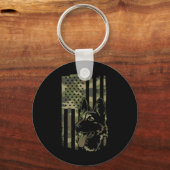 Duitse Herdershond - Hondenliefhebber Herder Ameri Sleutelhanger (Voorkant)