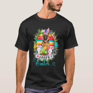 Duitse herdershond in paaseieren t-shirt