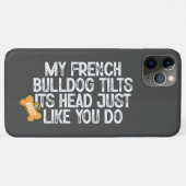 Duitse Herdershond Kantelt Grappig de Kop Citaat H Case-Mate iPhone Case (Achterkant (horizontaal))