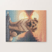 Duitse herdershond legpuzzel (Horizontaal)