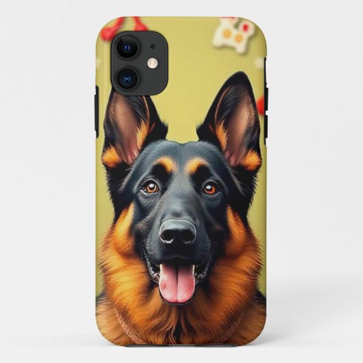 Duitse Herdershond Majestueuze Hondse Bewaker Eleg Case-Mate iPhone Case (Achterkant)