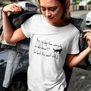 Duitse Herdershond Mijn Hond Heeft Angst Blijf Af T-shirt