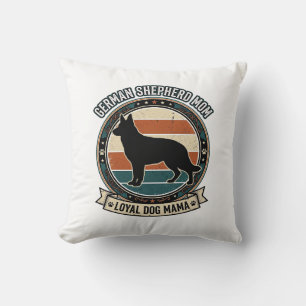 Duitse Herdershond Moeder Vintage Hond Liefhebber Kussen