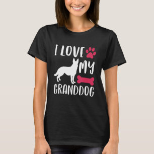 Duitse Herdershond Oma Opa Groot hond T-shirt