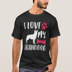 Duitse Herdershond Oma Opa Groot hond T-shirt