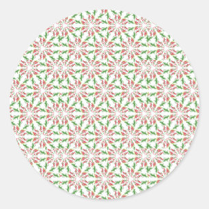 Duitse Herdershond rood groen Ronde Sticker