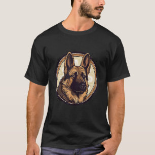 Duitse Herdershond Schattig Ras Hond Motief T-shirt