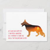 Duitse herdershond sjabloon (Voorkant)