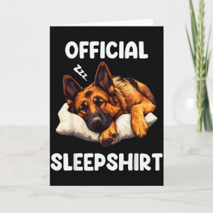 Duitse Herdershond Slaapshirt Hondenliefhebber Pyj Kaart