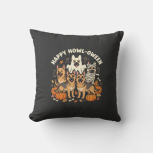 Duitse Herdershond spook Halloween ontwerp_ Kussen