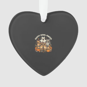 Duitse Herdershond spook Halloween ontwerp_ Ornament
