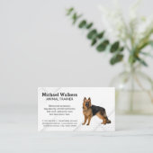 Duitse herdershond | Trainer Visitekaartje (Staand voorkant)