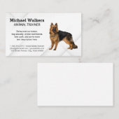 Duitse herdershond | Trainer Visitekaartje (Voorkant / Achterkant)