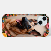 Duitse Herdershond Trouw Gezel Herder Kunst 🐾 Case-Mate iPhone Case (Achterkant (horizontaal))