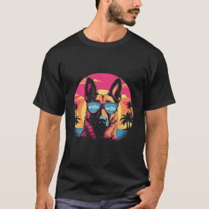 Duitse Herdershond Vintage Stijl T-shirt