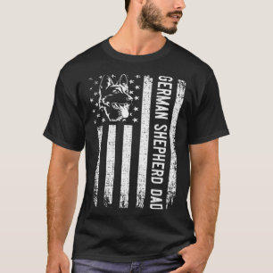 Duitse Herdershond voor mannen hond vader herder A T-shirt