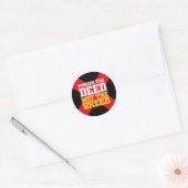 duitse herderssticker ronde sticker (Envelop)