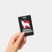 Duitse Herderswolfhond Badge (Handheld)