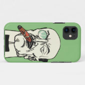  Duitse herenman met Cigar en Monocle Case-Mate iPhone Case (Achterkant (horizontaal))