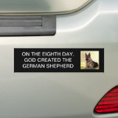 Duitse hommelsticker bumpersticker (Op auto)