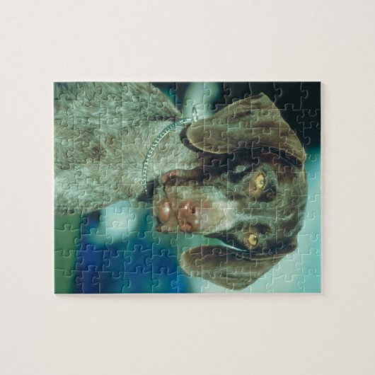 Duitse horthair pointer Dog Puzzle Legpuzzel (Horizontaal)