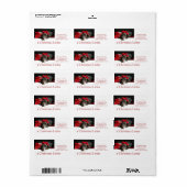 Duitse horthaired pointer bij fireplace etiket (Full Sheet)