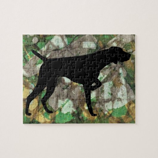 Duitse horthaired Pointer Puzzle Legpuzzel (Horizontaal)