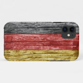 Duitse houten vlag Case-Mate iPhone case (Achterkant (horizontaal))