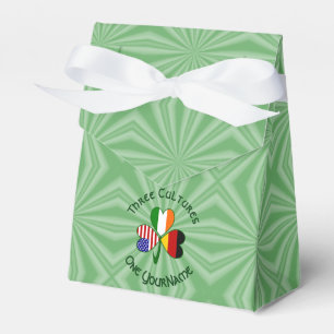 Duitse Ierse Amerikaanse Shamrock Gepersonaliseerd Bedankdoosjes