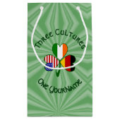 Duitse Ierse Amerikaanse Shamrock gepersonaliseerd Klein Cadeauzakje (Achterkant)