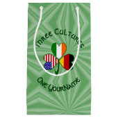 Duitse Ierse Amerikaanse Shamrock gepersonaliseerd Klein Cadeauzakje (Voorkant)