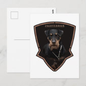 Duitse jaagterger (Jagdanger) — Bosbouw Briefkaart (Voorkant / Achterkant)