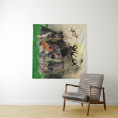 Duitse jaagterger (Jagdanger) — Bosbouw Wandkleed (In Situ (horizontaal))