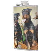 Duitse jaagterger (Jagddooder) Heupfles (Links)