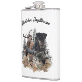 Duitse jaagterger (Jagddooder) Heupfles (Links)