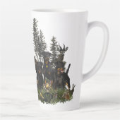 Duitse jaagterger (Jagddooder) Latte Mok (Rechts)