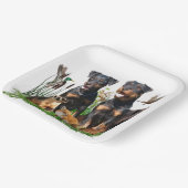 Duitse jaagterger (Jagddooder) Papieren Bordje (Gebogen)