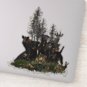 Duitse jaagterger (Jagddooder) Sticker