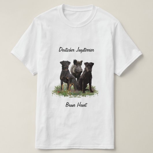 Duitse jaagterger (Jagddooder) T-Shirt (Design voorkant)