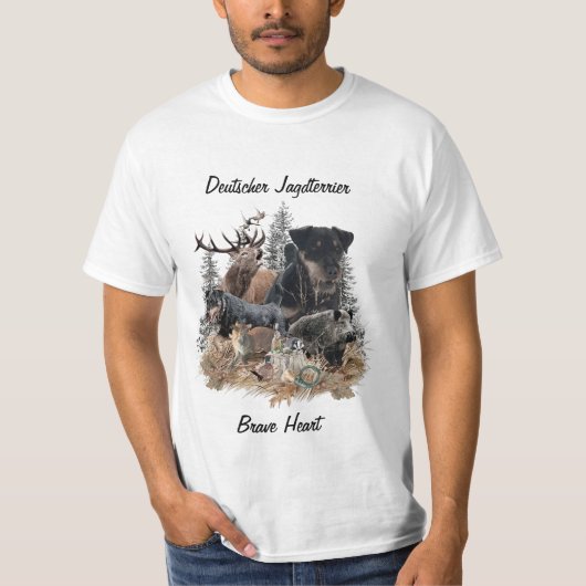 Duitse jaagterger (Jagddooder) T-Shirt (Voorkant)
