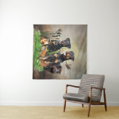 Duitse jaagterger (Jagddooder) Wandkleed (In Situ (horizontaal))