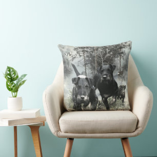 Duitse Jachtterriër, de Jagdterrier, kunst Kussen